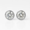 Nina Birthstone Crystal 316L Çelik Kulak Delme Küpesi