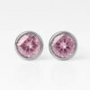 white-birthstone-light-rose-rgb Nina Birthstone Light Rose 316L Çelik Kulak Delme Küpesi