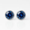 Nina Birthstone Sapphire 316L Çelik Kulak Delme Küpesi