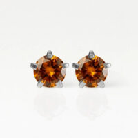 Nina Birthstar Topaz 316L Çelik Kulak Delme Küpesi