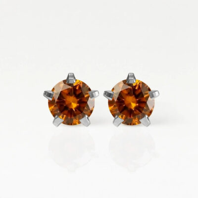 Nina Birthstar Topaz 316L Çelik Kulak Delme Küpesi