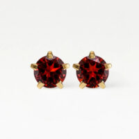 1gold-birthstar-garnet-rgb Nina Birthstar Garnet Altın Kaplama 316L Çelik Kulak Delme Küpesi