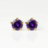 2gold-birthstar-amethyst-rgb Nina Birthstar Amethyst Altın Kaplama 316L Çelik Kulak Delme Küpesi