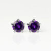 2white-birthstar-amethyst-rgb Nina Birthstar Amethyst 316L Çelik Kulak Delme Küpesi
