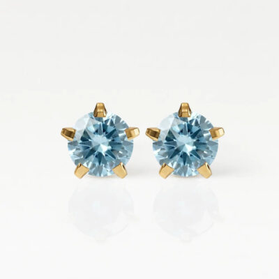 Birthstar Aquamarine kulak delme küpesi