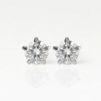 Nina Birthstar Crystal 316L Çelik Kulak Delme Küpesi