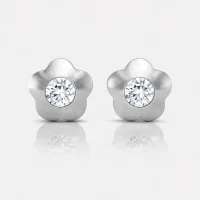 Cerrahi Çelik Kulak Delme Küpesi - Flowerlite Crystal Alerji Yapmayan Cerrahi Çelik Kulak Delme Küpesi - Flowerlite Crystal Alerji Yapmayan