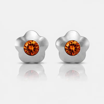 Cerrahi Çelik Kulak Delme Küpesi - Flowerlite Topaz Alerji Yapmayan Cerrahi Çelik Kulak Delme Küpesi - Flowerlite Topaz Alerji Yapmayan