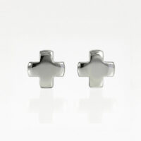 white-shape-cross-1.jpg Nina Shape Cross Cerrahi Çelik 316L Çelik Kulak Delme Küpesi