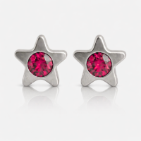 white_Starlite_Ruby.png Nina Starlite Ruby Cerrahi Çelik 316L Çelik Kulak Delme Küpesi